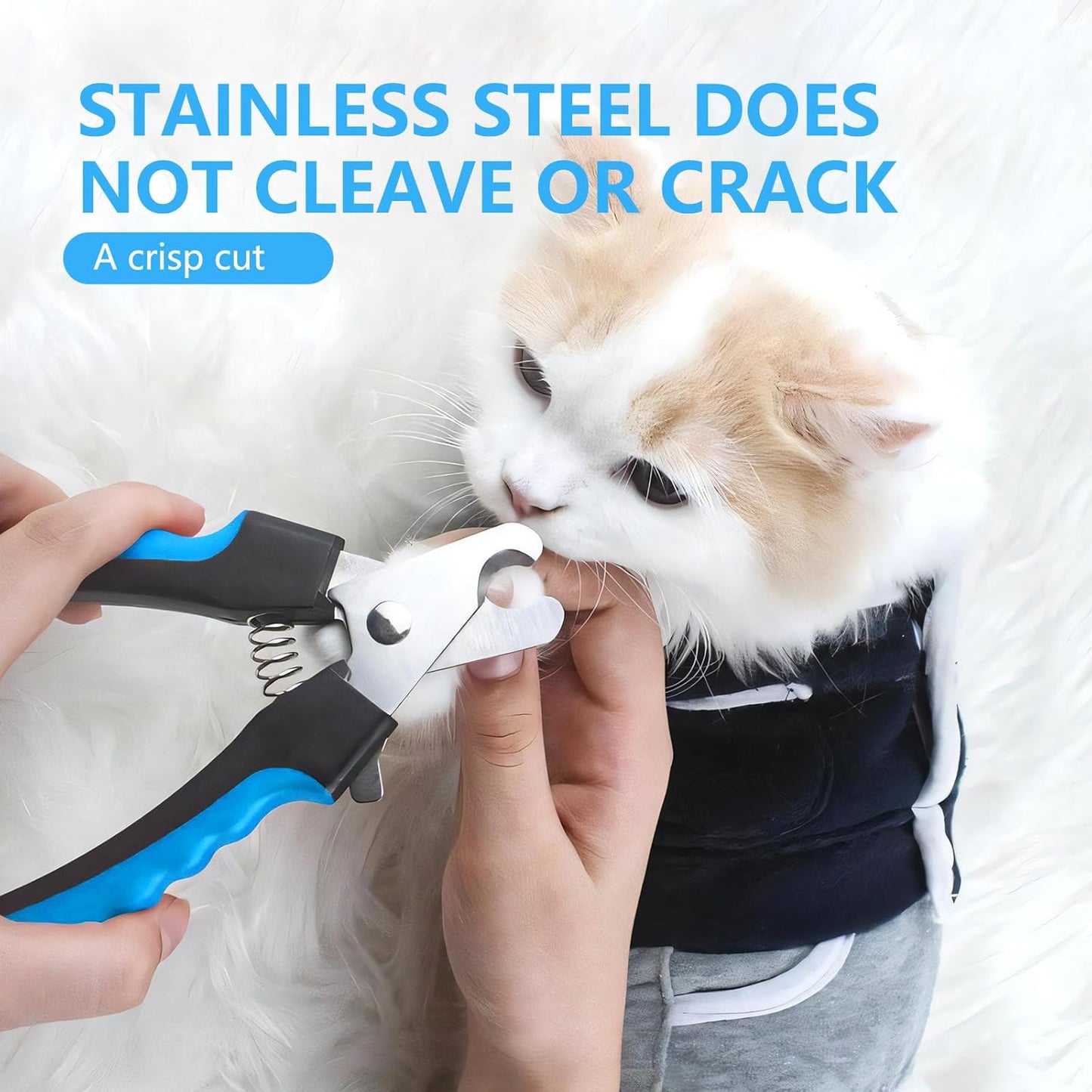 Cat Dog Specific Nail Clipper, Avoiding Excessive Cutting, Suitable for Beginners. It Can Also be Used for Small Animals Such as Birds, Hamsters, Rabbits, Hedgehogs, Ferrets, Guinea Pigs, Etc.