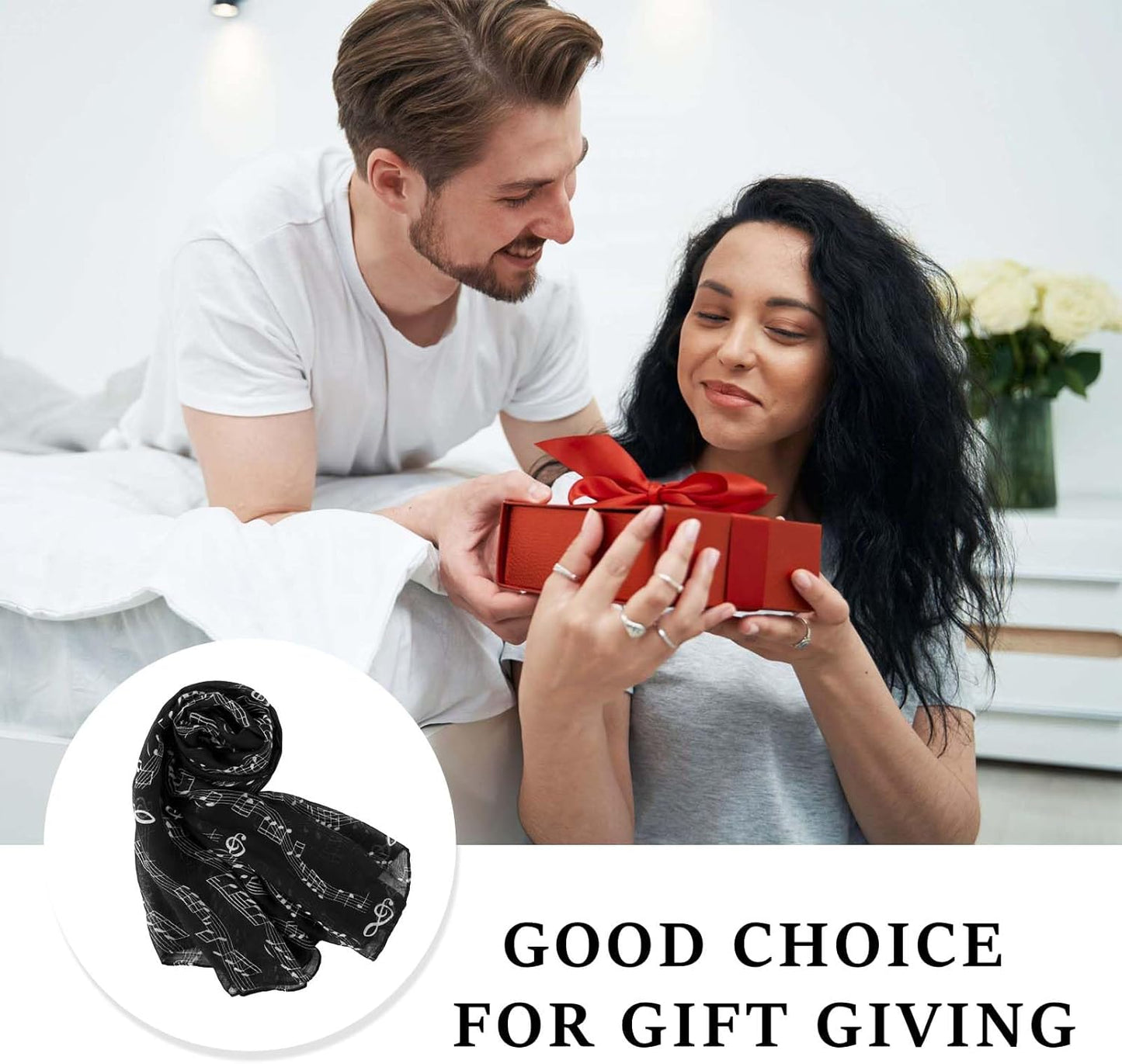 E-Clover Fashion Scarf for Women Lightweight Scarves Shawl Wrap for Spring/Summer Winter