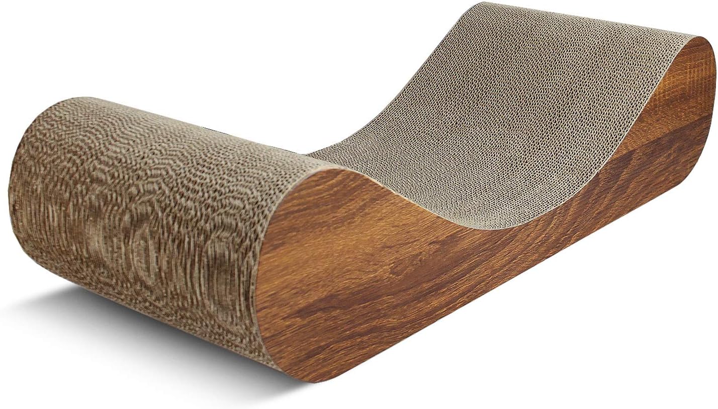 Cat Scratcher Cardboard Lounge Bed, Cat Scratching Pad, Pet Lounger