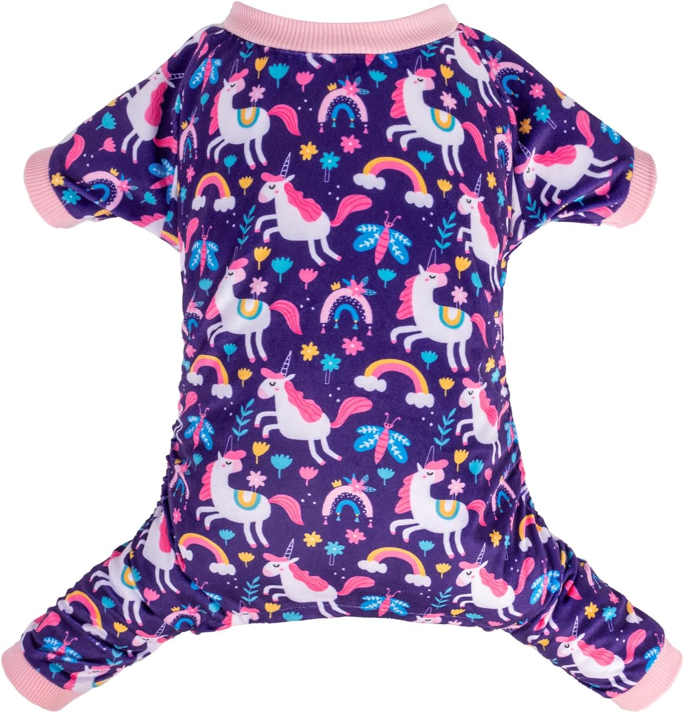 CuteBone Dog Christmas Pajamas Puppy Onesies Small Dogs Soft Pjs Coat Cat Apparel Comfy Pet Clothes Outfit Doggie Bodysuit P291S