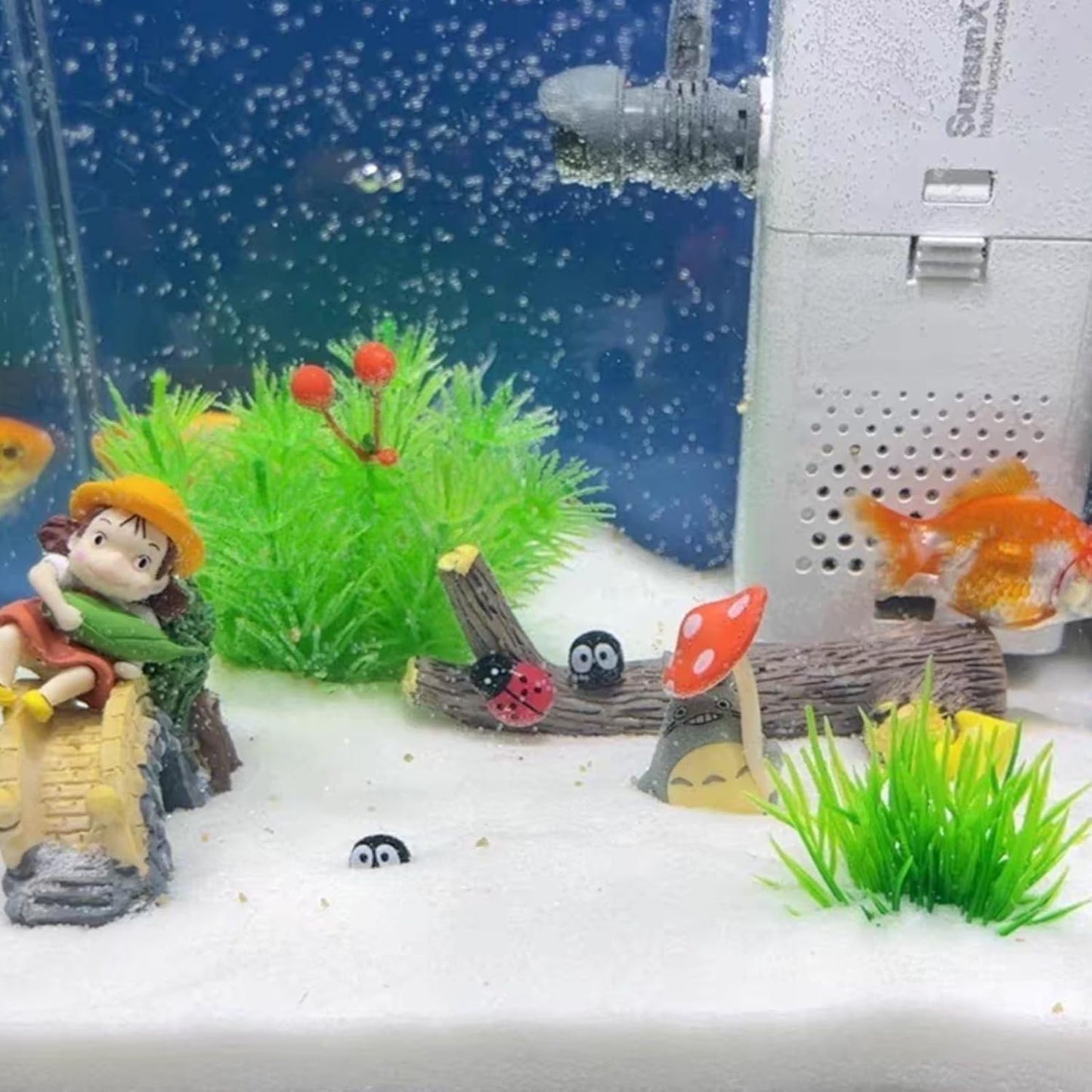 10 lbs Aquarium Sand, 0.4-0.8 mm Aquarium Gravel for Fish Tank. Decorative White Sand for Fish Tank, Paintings, Plants Potted, Candle, Vase and Crafts