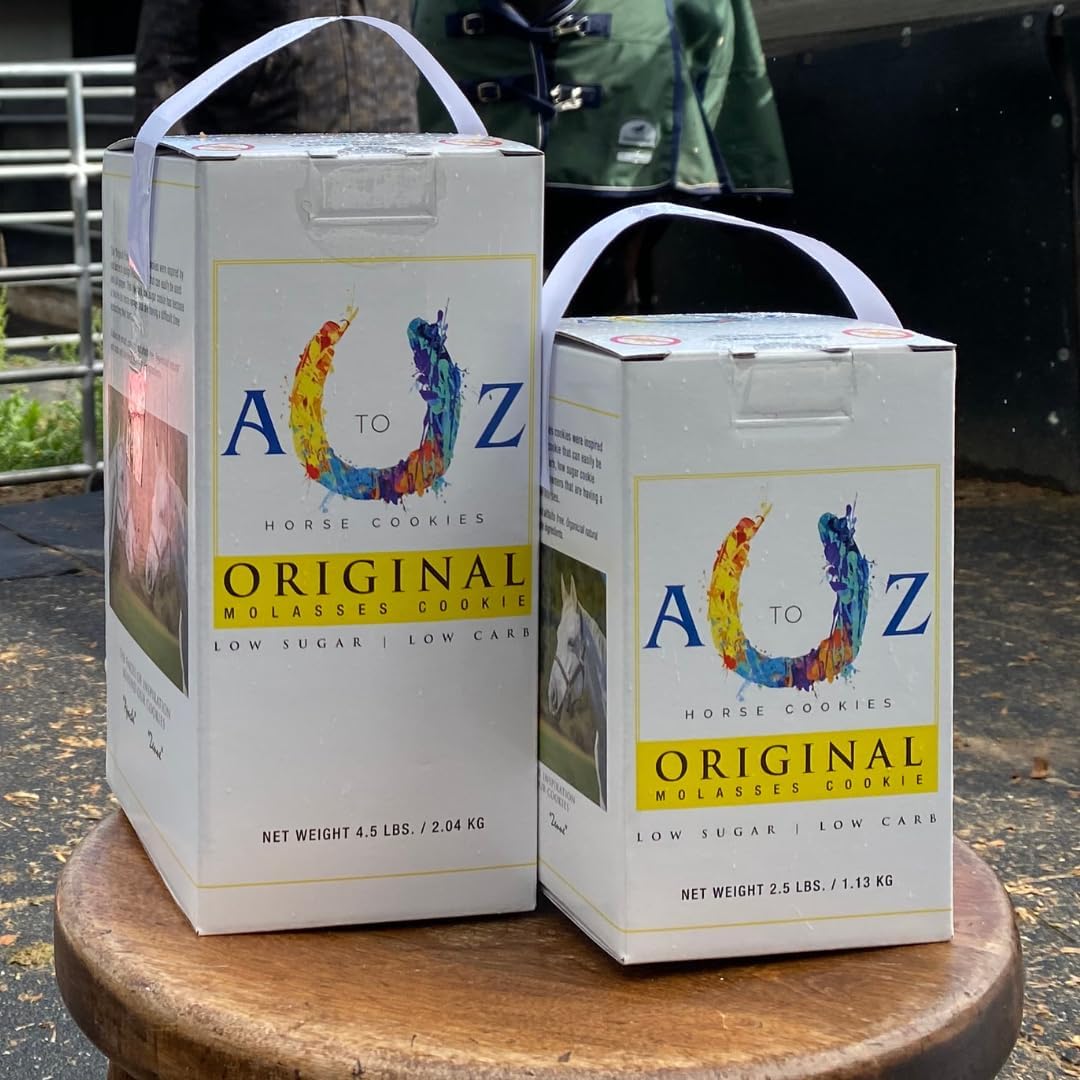 Horse Treats, Original Flavor, A Softer Cookie/Pill Popper Made w/Lite Molasses, Low Carb/Sugar, Wheat, Corn, Soy & Alfalfa Free. All Natural Ingredients, 2.5 lb