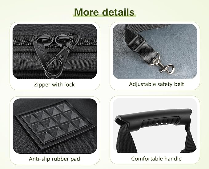 Pecute Pet Carrier Backpack, Dog Carrier Backpack, Expandable with Breathable Mesh for Small Dogs Cats Puppies, Pet Backpack Bag for Hiking Travel Camping Outdoor Hold Pets Up to 18 Lbs