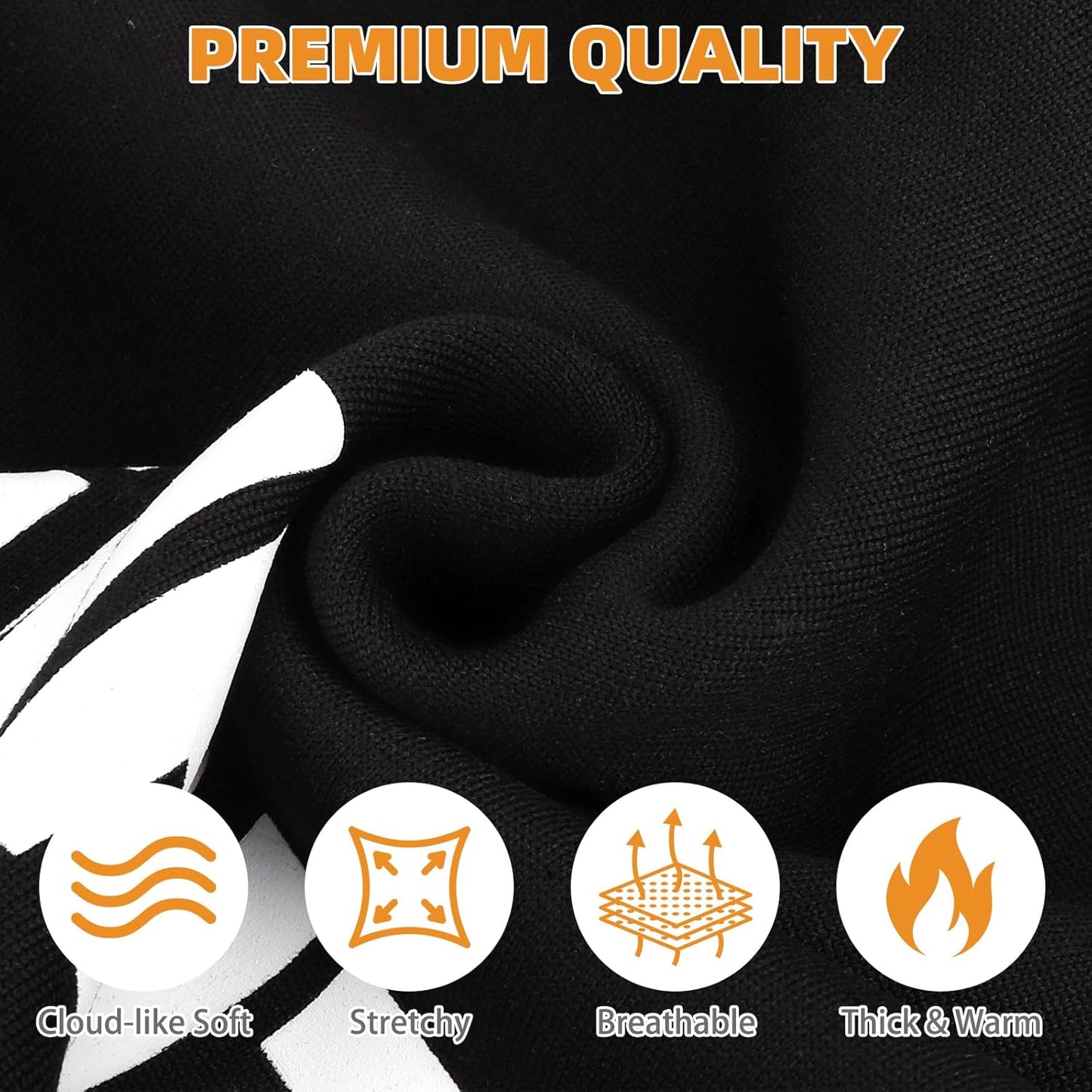 KOOLTAIL Security Dog Hoodie, Fall Puppy Sweater Clothes for Small Medium Large Dogs, Soft Warm Winter Pet Cold Weater Coats Hooded Sweatshirt with Pocket,Dog Halloween Costume for Girl Boy, Black XXL