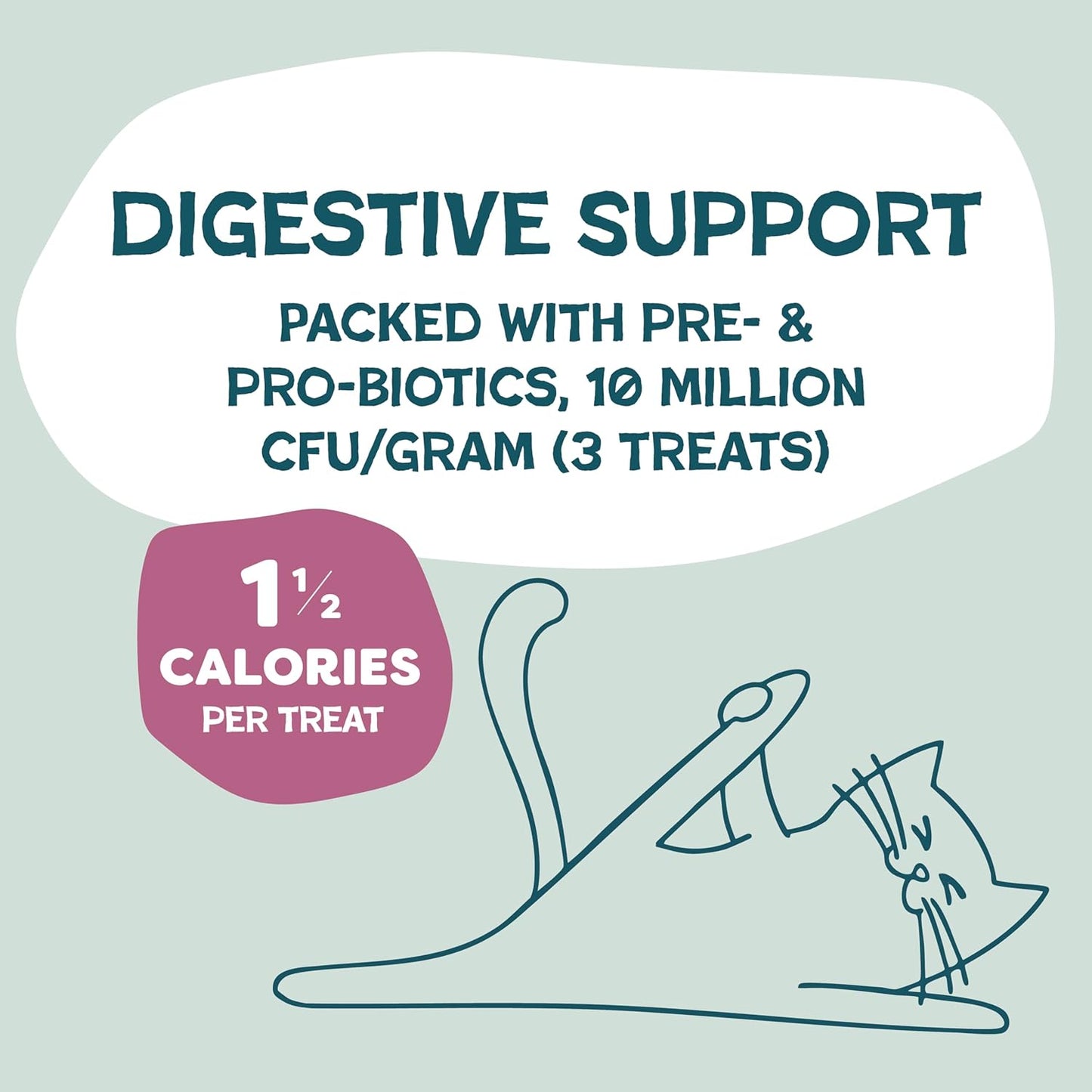 Shameless Pets Crunchy Cat Treats - Kitty Treats for Cats with Digestive Support, Natural Kitten Treats with Real Chicken, Healthy Flavored Feline Snacks - Cran You Say Chicken, 12 oz