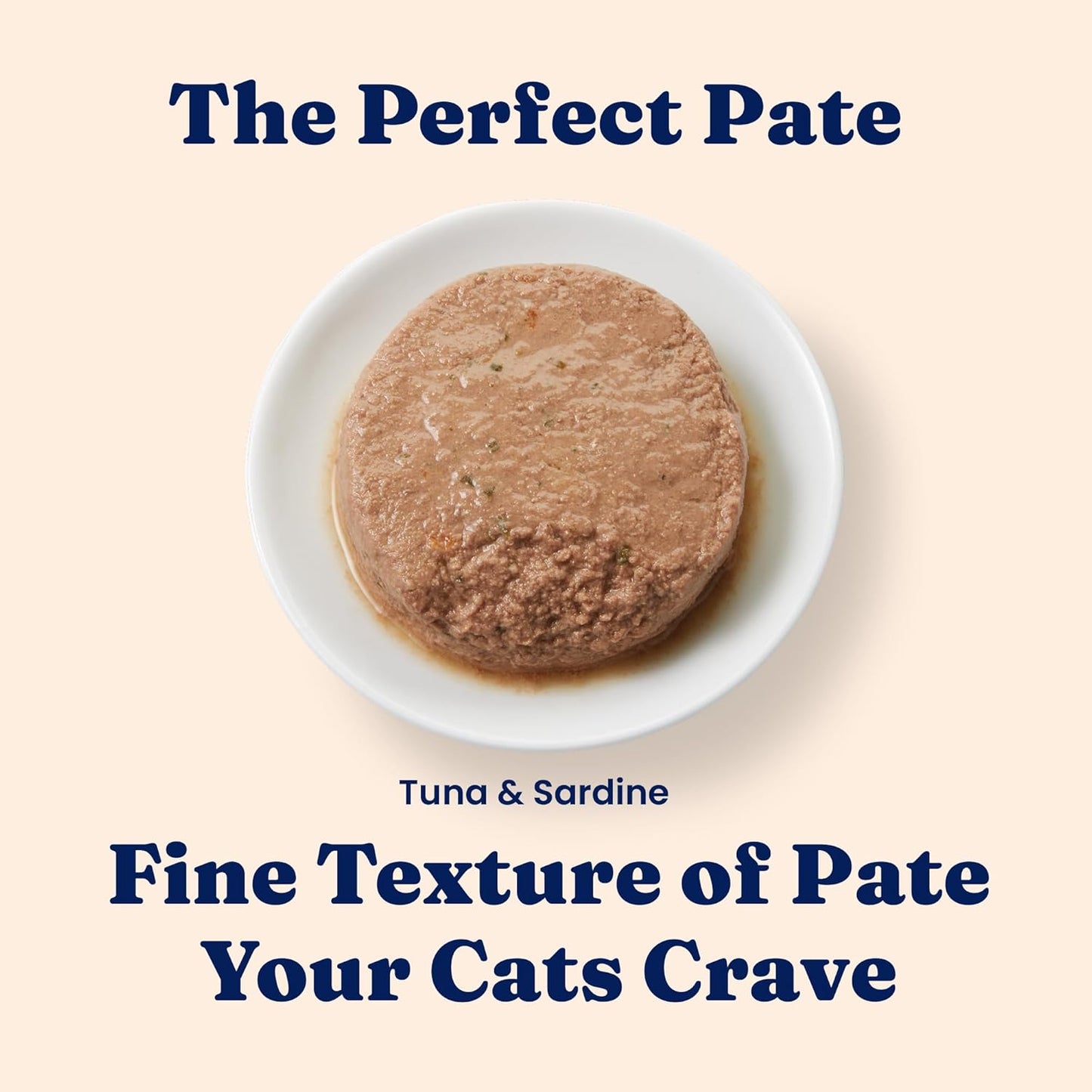 Solid Gold Wet Cat Food Pate - Healthy Canned Cat Food Pate w/Real Tuna & Sardine, Omega Fatty Acids, Vitamins & Minerals - Grain Free & Gluten Free Can Meals for Cats & Kittens - 24ct/3oz Can