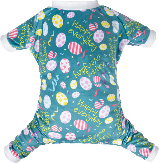 CuteBone Dog Easter Pajamas Puppy Onesies Small Dogs Soft Pjs Coat Cat Apparel Comfy Pet Clothes Outfit Doggie Bodysuit P277L