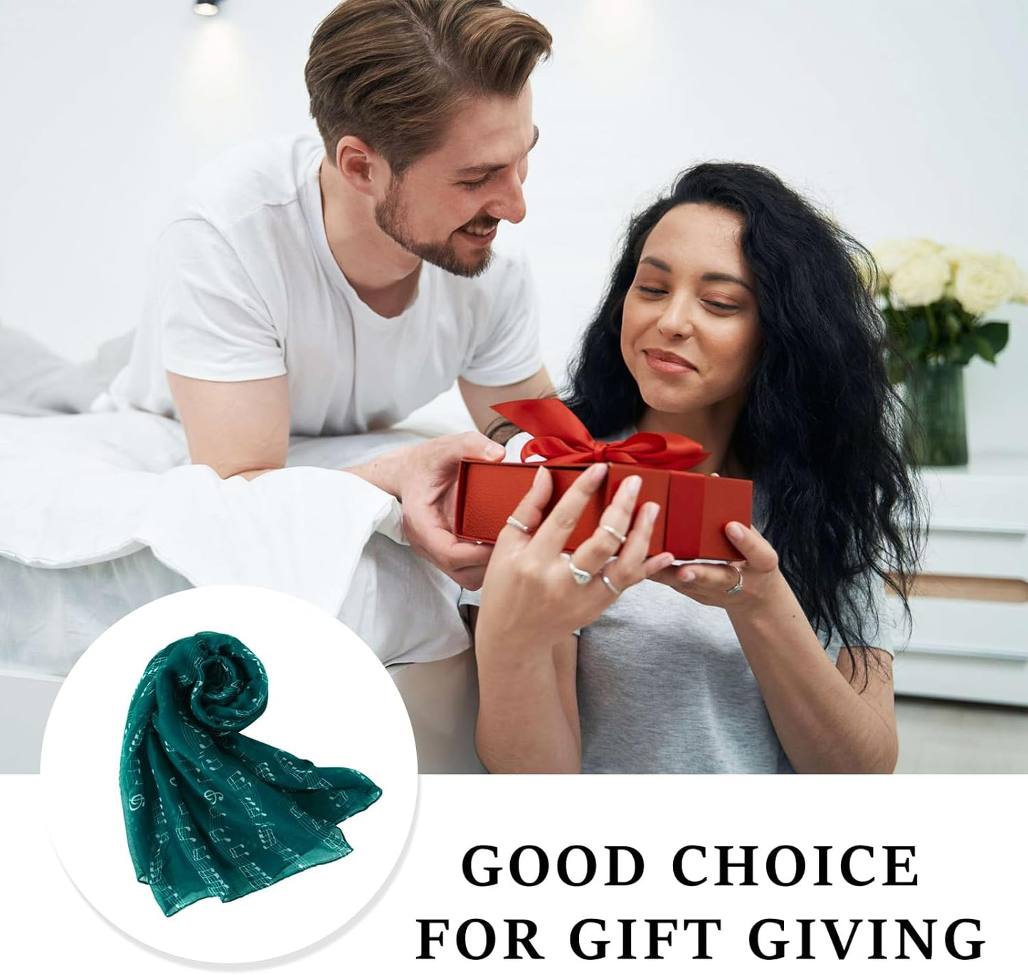 E-Clover Fashion Scarf for Women Lightweight Scarves Shawl Wrap for Spring/Summer Winter