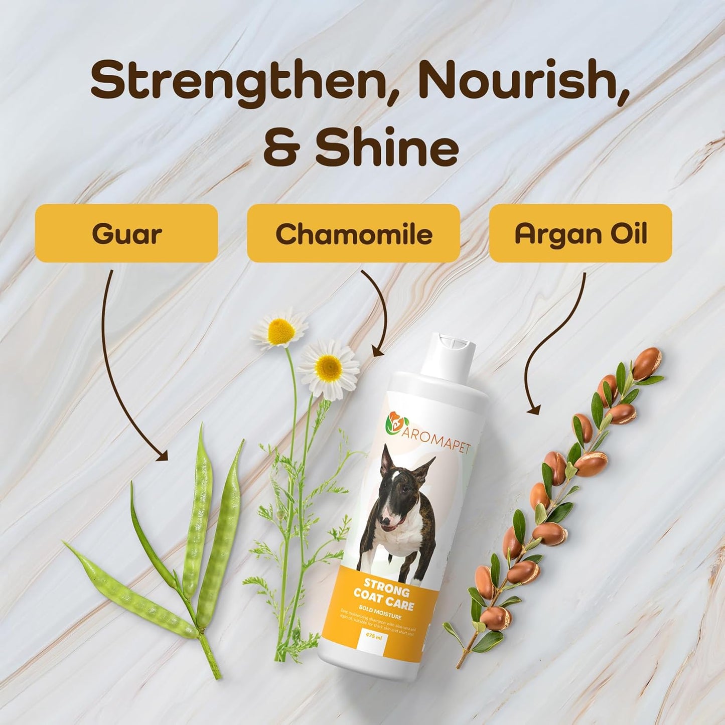 Sensitive Care -Tangle-Free-Silky Shine Softening and detangling Shampoo, Delicate Coat Clean & Odor Control Shampoo – Advanced Shine Formula for Dogs (Bull Terrier, 16 Fluid Ounces)