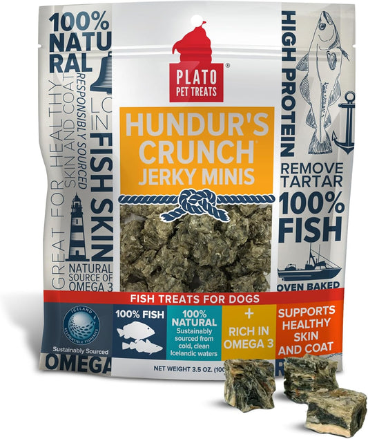 Plato Hundur's Crunch Jerky Minis 3.5oz