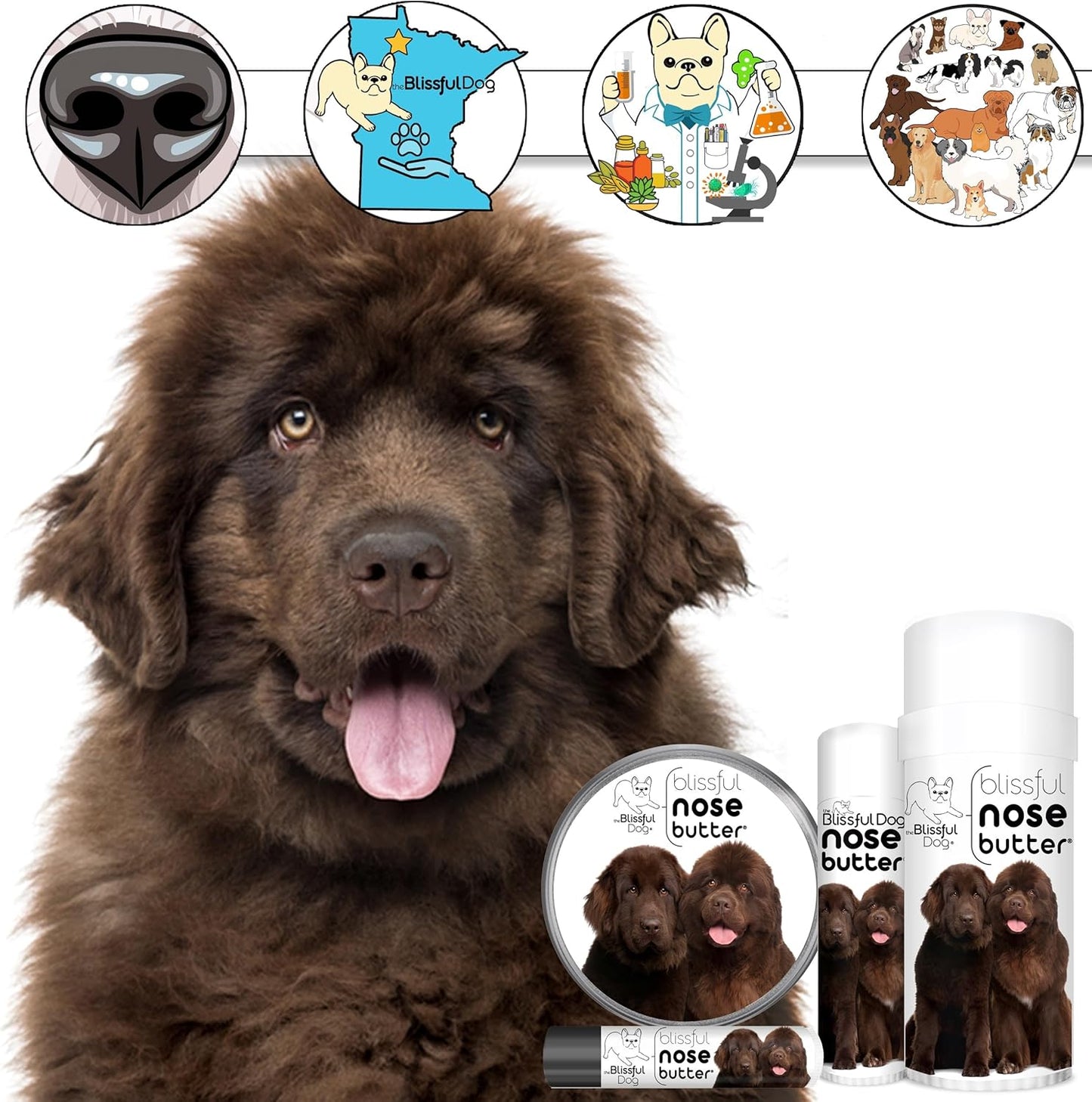 The Blissful Dog Bronze Newfoundland Nose Butter