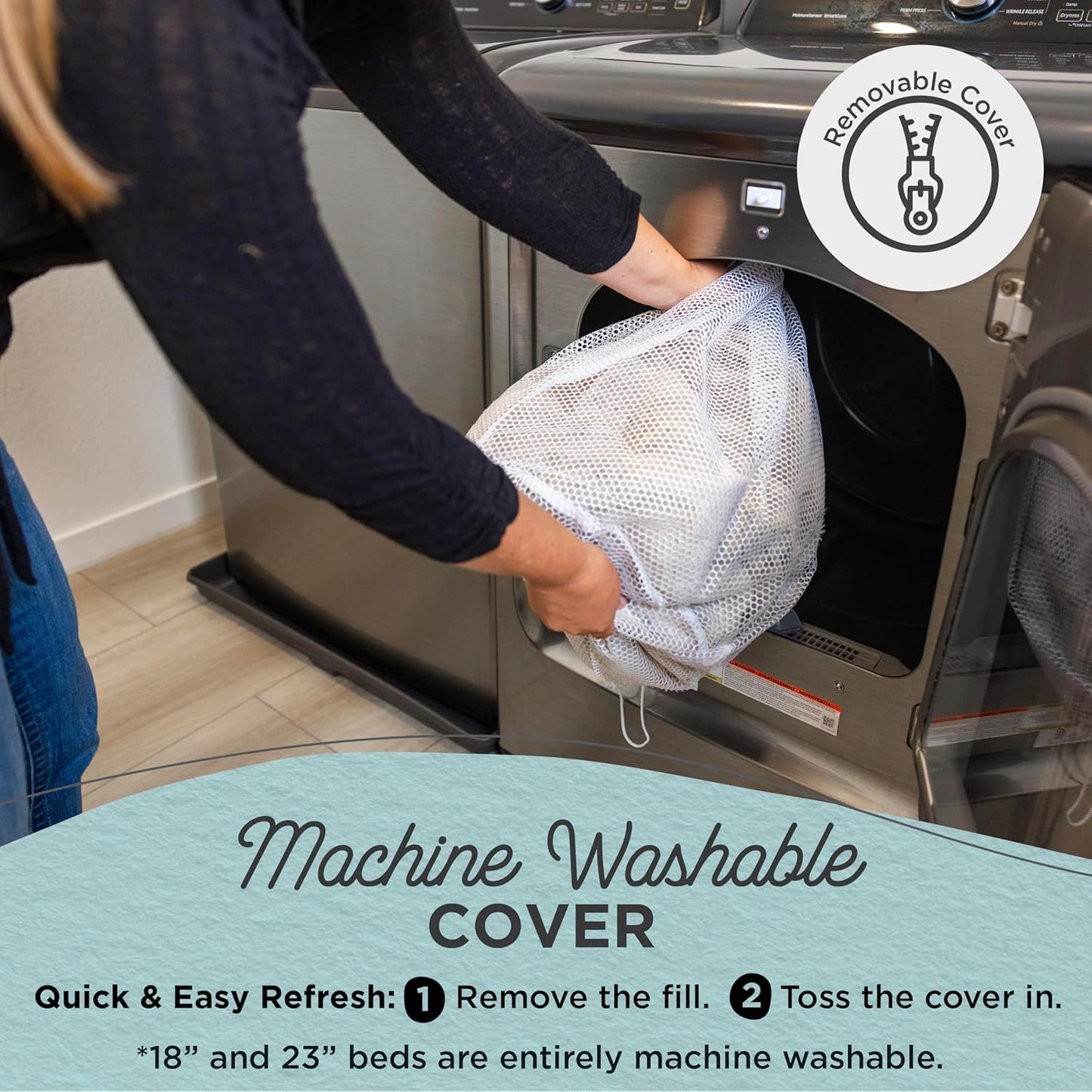 Best Friends by Sheri Original Calming Donut Dog and Cat Bed, Lux Faux Fur, Gray, (30in x 30in) - Anxiety Relief for Pets Up to 45 lbs