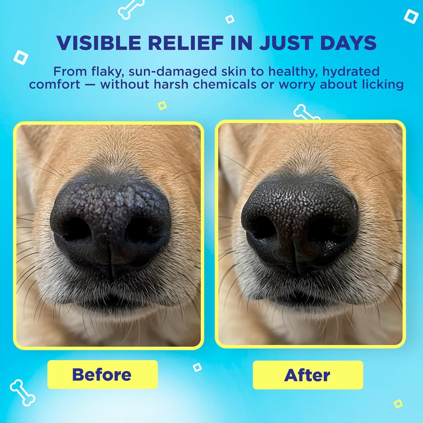 Handy Hound SnoutScreen Dog Paw Balm and All-Natural Dog Nose Balm for Dry, Cracked Skin, Dog Itching Skin Relief, Dog Sunscreen, Vet Recommended, Made in USA, Protects Against UVB and UVC Rays, 1 oz