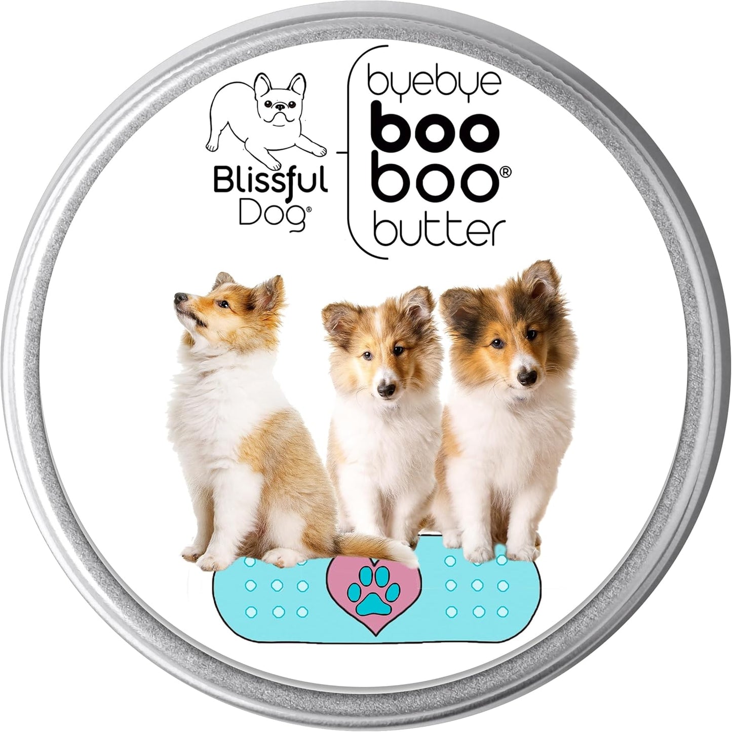 The Blissful Dog 2 oz TIN Shetland Sheepdog Booboo Butter