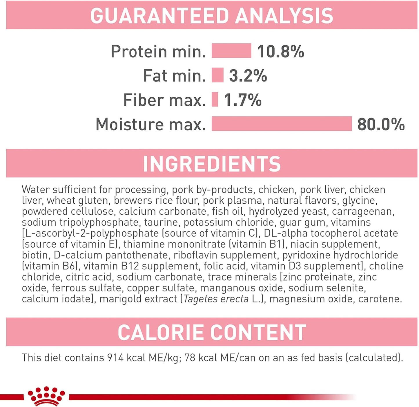 Royal Canin Feline Health Nutrition Kitten Loaf in Sauce Canned Cat Food, 3 oz can (Pack of 24)