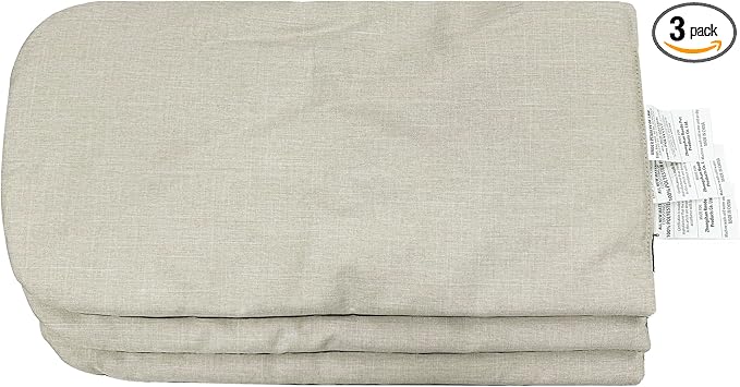 ROODO Pet Stroller Inner Pad for Exclusive Use,Original,Replaceable,Easy to Clean,Set of 3 pc(Light Khaki)