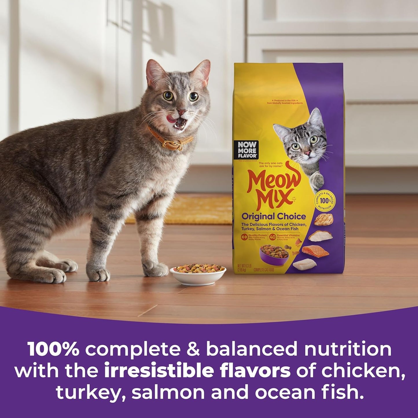 Meow Mix Cat Food, Original Choice, 6.3 lb