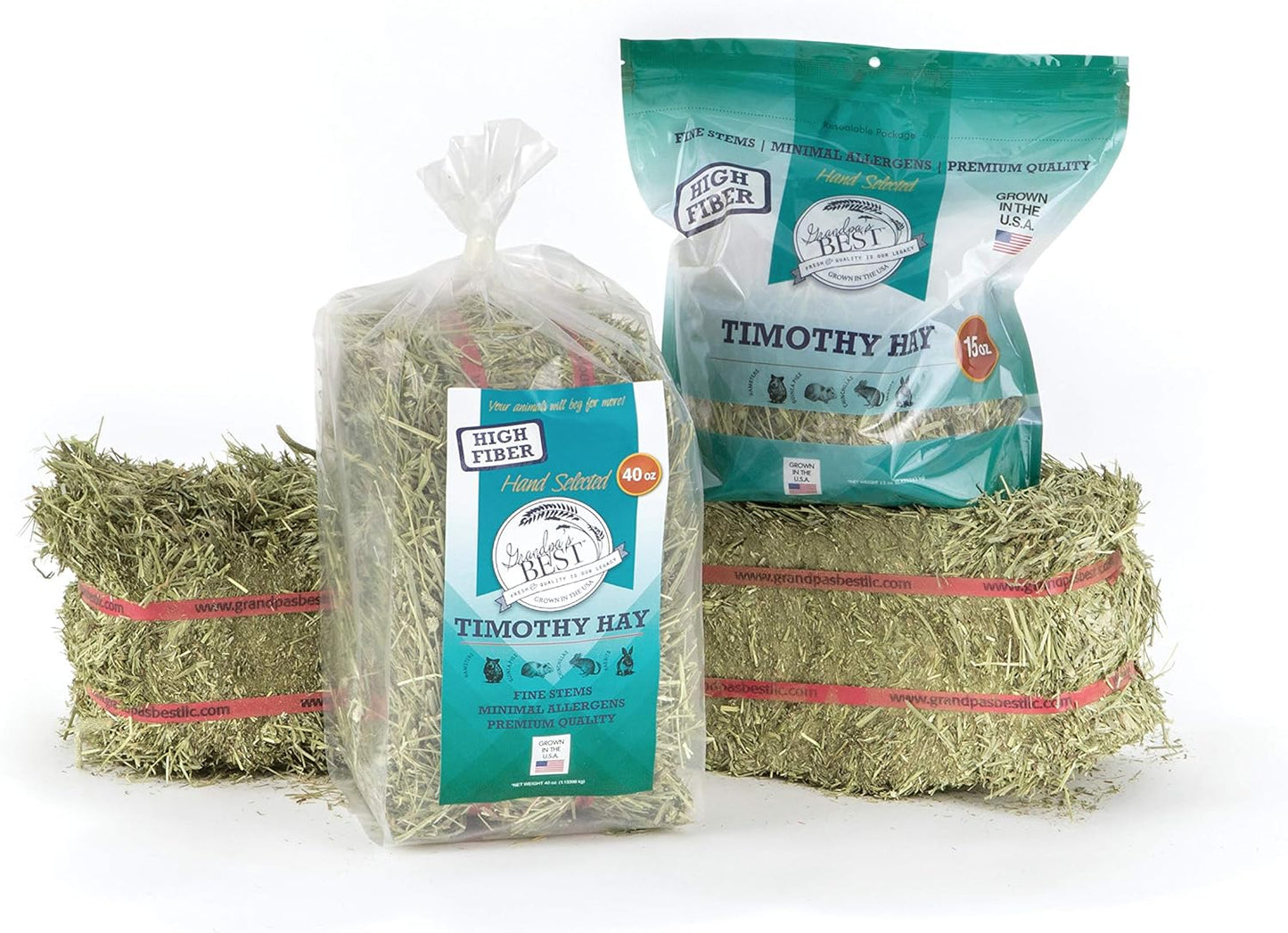 Grandpa's Best Timothy Hay Bale, 40 oz