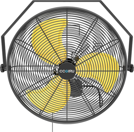 5400 CFM 20" Outdoor Wall Mount Fans, High Velocity 3-Speed Waterproof Professional Outdoor Fan, Heavy Duty Industrial Wall Fan for Patio, Commercial, Gazebo, and Garage, UL Listed