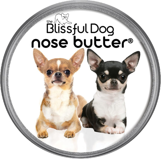 The Blissful Dog Smooth Coat Chihuahua Nose Butter for Dry, Cracked Skin, Lick-Safe Dog Nose Balm with Moisturizing Shea Butter, Almond, Olive, and Essential Oils, Pet Supplies, Uncented, 8 oz.
