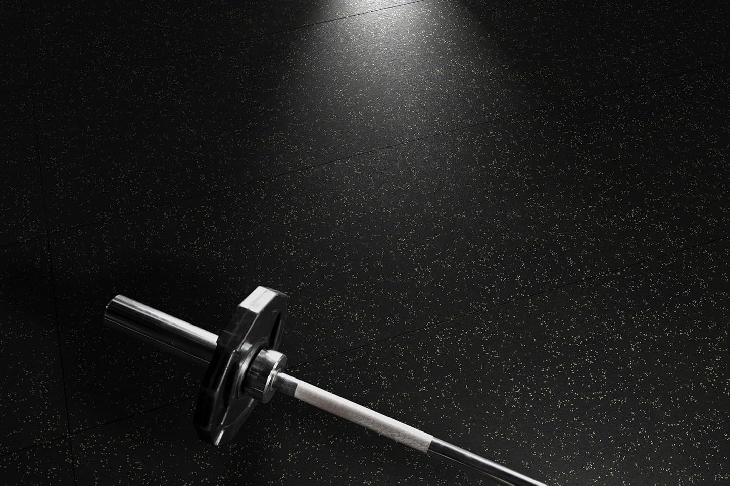 Genaflex Rubber Gym Floor Mat - 8mm Thick - Heavy Duty Commercial Protective Gym Flooring Roll (10% Red, 4' X 10')