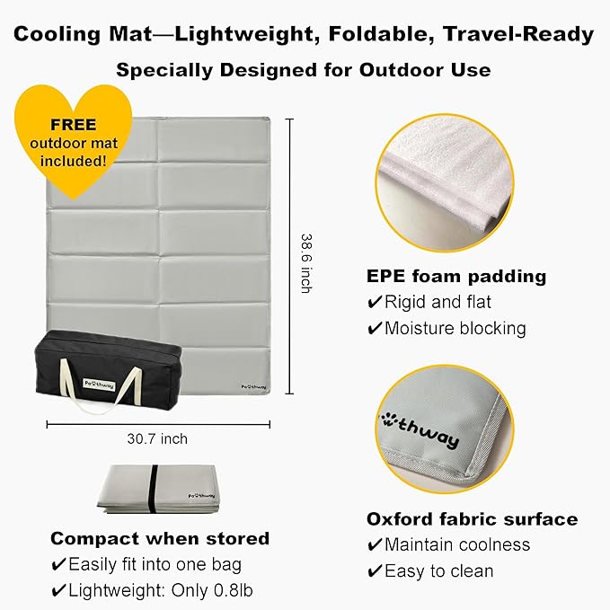 Dog Tent Cotton Fabric, Aluminum Poles and Camping Mat, Outdoor Weatherproof, Dog House Outdoor, Breathable with 2 Side Windows, Portable and Collapsible (Black, Large)