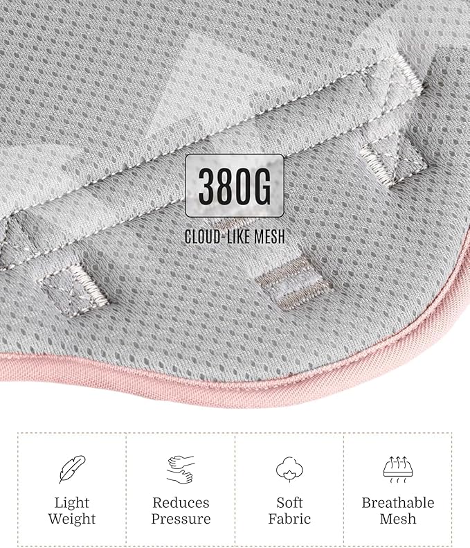 2025 New Edition, Fei & Eve MagEase Dog Harness - 3-Second Magnetic Buckles | 3-Point No-Pull Control | Heavy-Duty 900D Nylon | Dual Safety Handles | Breathable Mesh | Adjustable Fit | Large, Pink