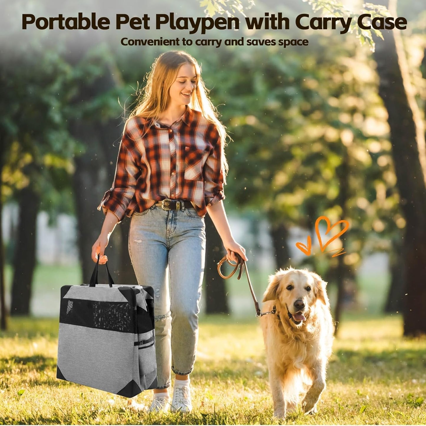Dog Crate 30x21x21 Inch for Medium Dogs, Portable and Foldable Design Perfect for Travel or Home Use, Dog Kennel with 3-Door