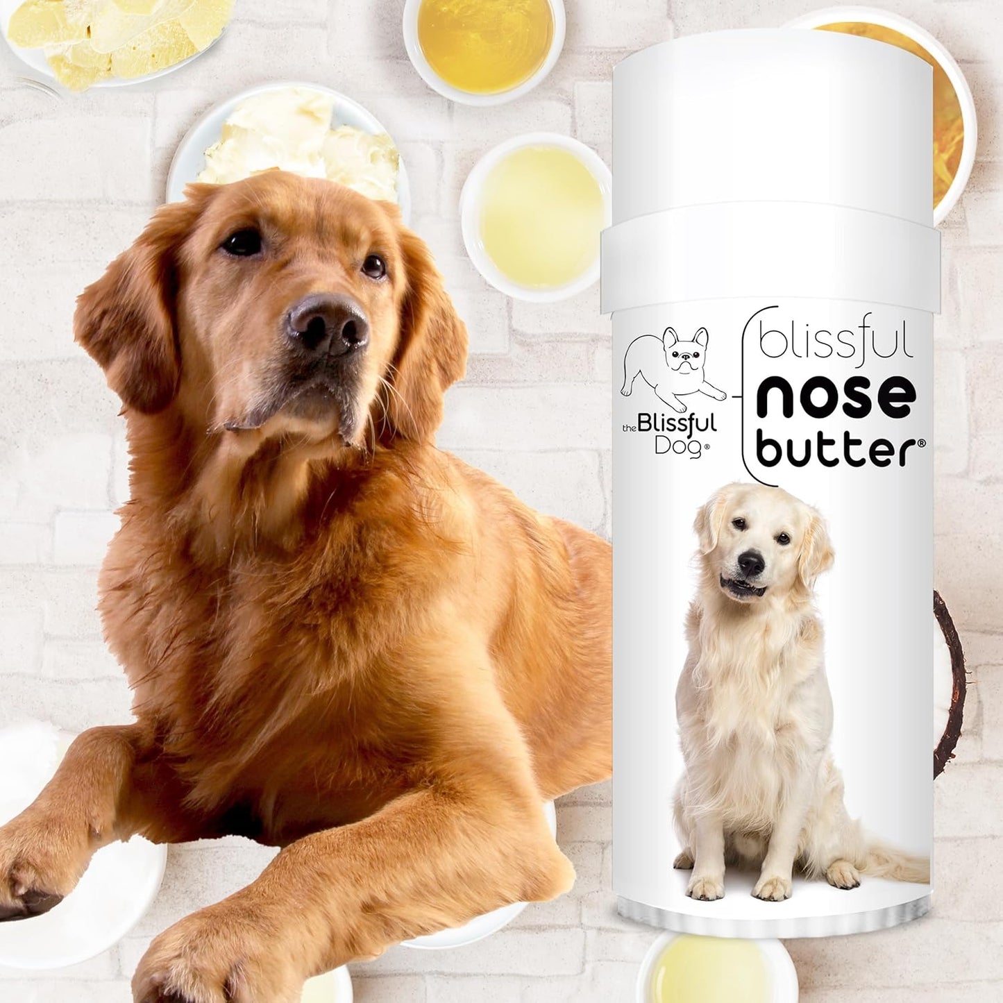 The Blissful Dog Golden Retreiver Unscented Nose Butter