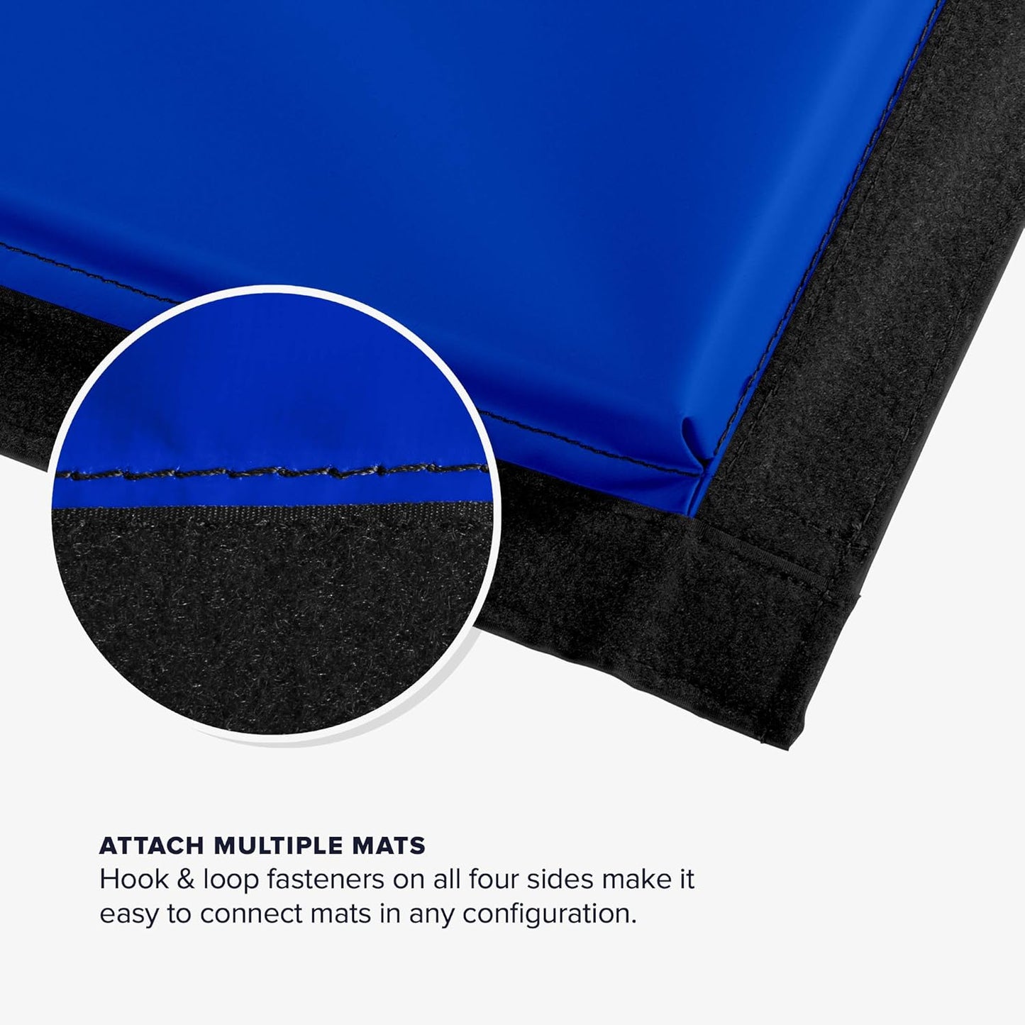 We Sell Mats - 4 ft x 8 ft x 2 in Personal Fitness & Exercise Mat for Home Workout - Lightweight and Folds for Carrying – All Purpose Home Gym Mat – Thick Mat for Yoga, Pilates, Stretches, and Floor Exercises