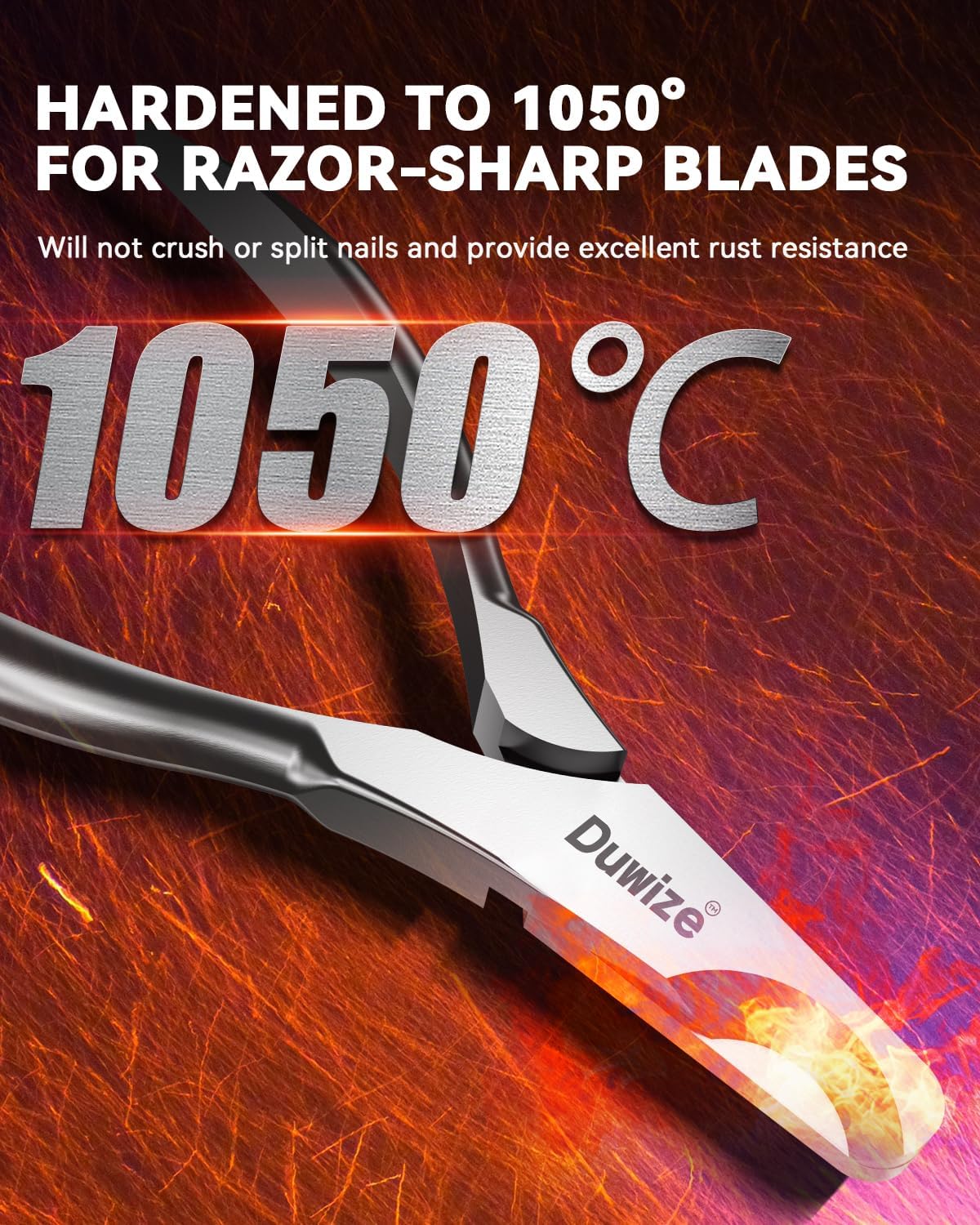 Dog Nail Clippers - All Steel Material, 1.22-Inch Large Opening, Built-in Spring, No Fur Pinch, for Medium to Large Dogs and Cats, Professional Pet Nail Trimmers, With Free Nail File (Polished)