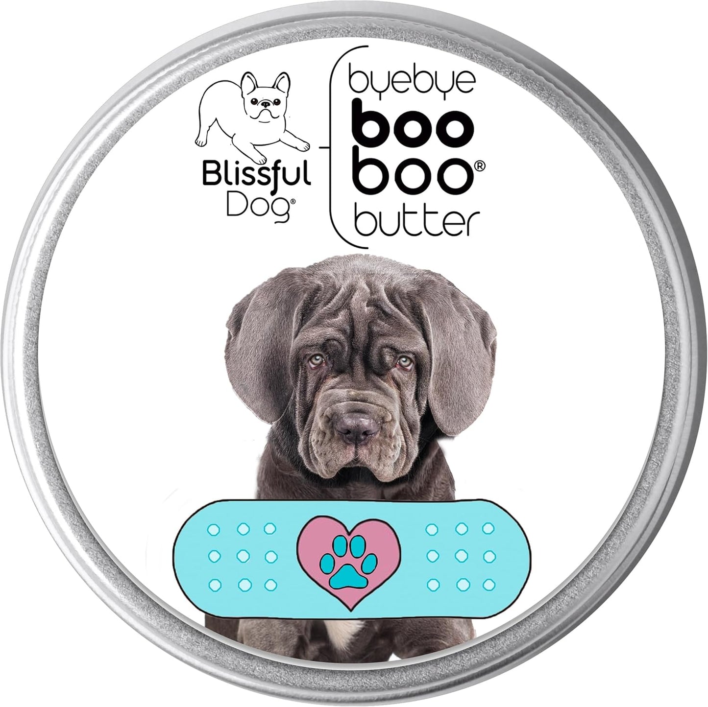 The Blissful Dog 4 oz TIN Neapolitan Mastiff Booboo Butter