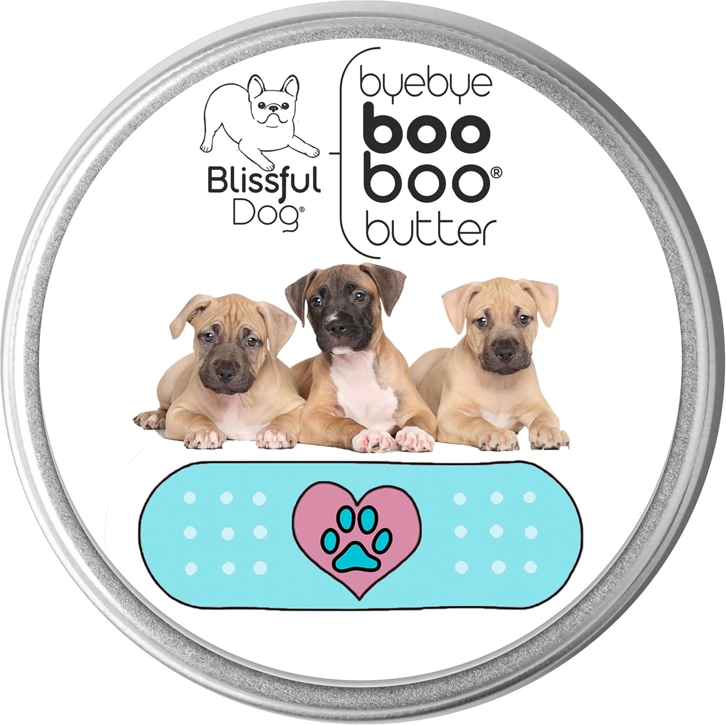The Blissful Dog 8 oz TIN American Staffordshire Terrier Booboo Butter