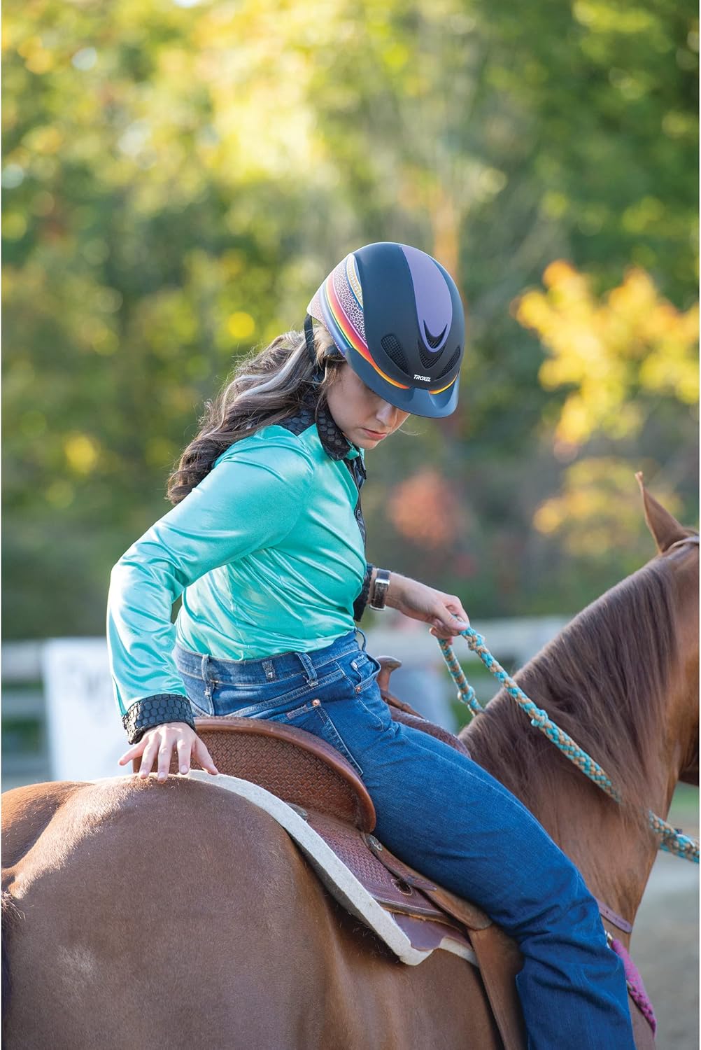 Troxel Dynasty Ultralight Horse Riding Helmet, Low-Profile, Adjustable Design, Safety Horseback Riding Gear
