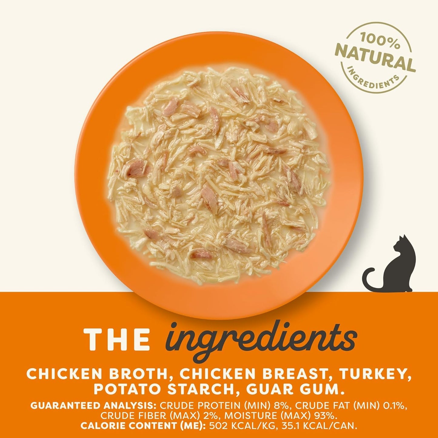 Applaws Natural Wet Cat Food in Gravy, Limited Ingredient Canned Cat Food, Wet Food for Cats with No Artificial Additives, Chicken Breast & Turkey in Gravy (24 x 2.47 oz Cans)