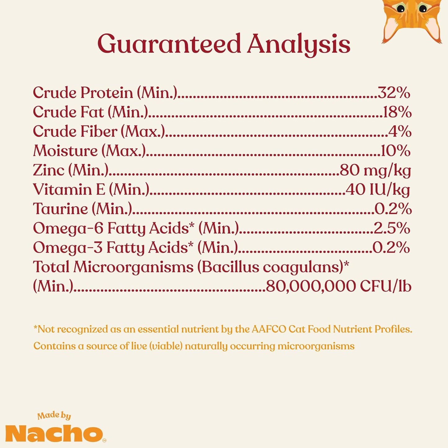 Made by Nacho Dry Cat Kibble 10lb Bag, High Protein Premium Cat Food with Freeze-Dried Pieces, Cage-Free Chicken, Duck & Quail, Limited Ingredients, Single Bag