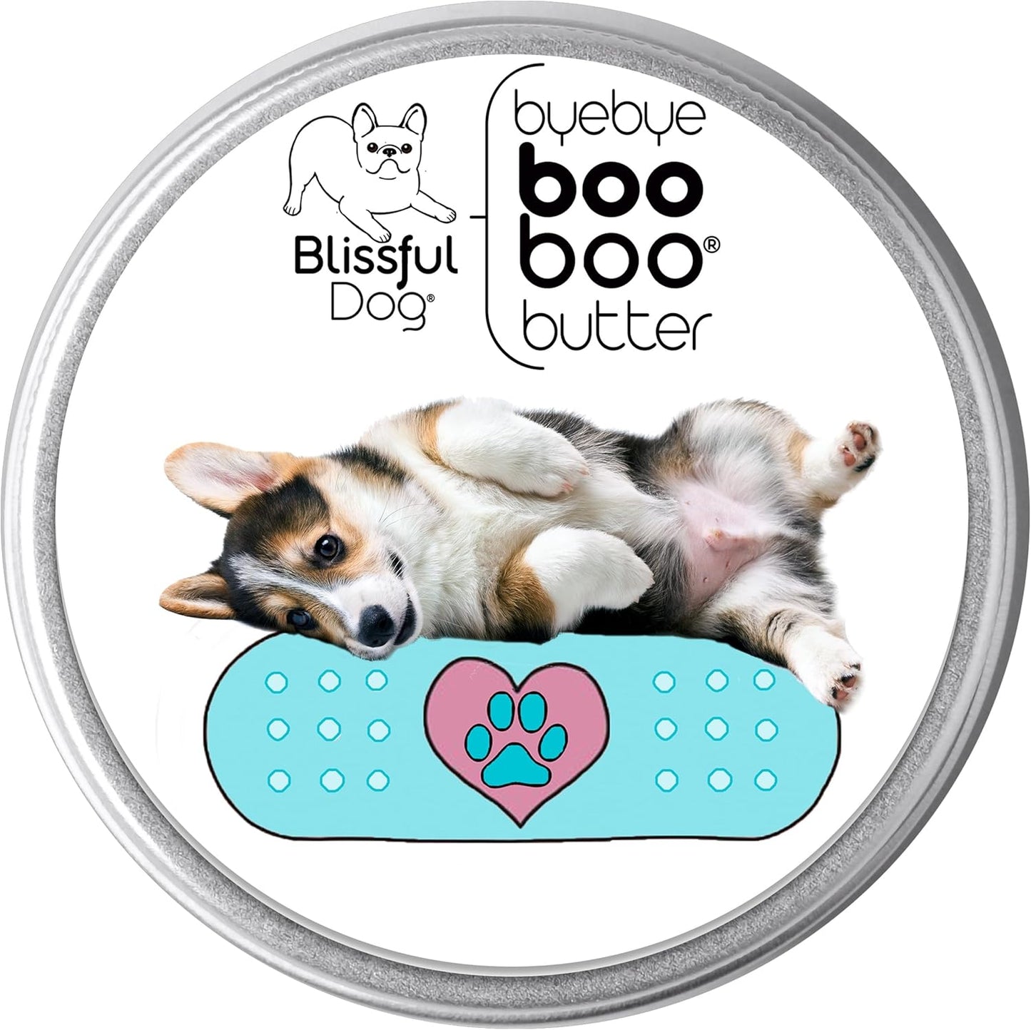 The Blissful Dog 8 oz TIN Corgi Booboo Butter
