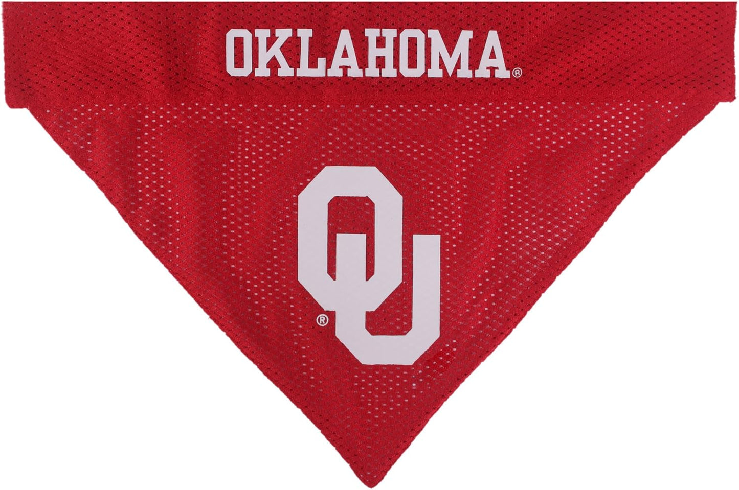 Pets First Collegiate Pet Accessories, Reversible Bandana, Oklahoma Sooners, Large/X-Large