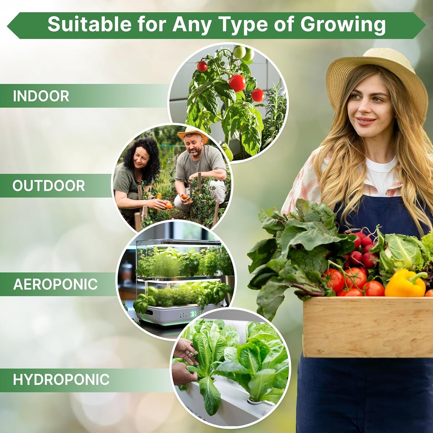 Organo Republic 10 Lettuce & Salad Greens Seeds Variety Pack 13000+ Non-GMO Heirloom Lettuce Seeds for Planting Indoors & Outdoors Garden, Hydroponics - Arugula, Radicchio, Kale, Spinach, Swiss Chard