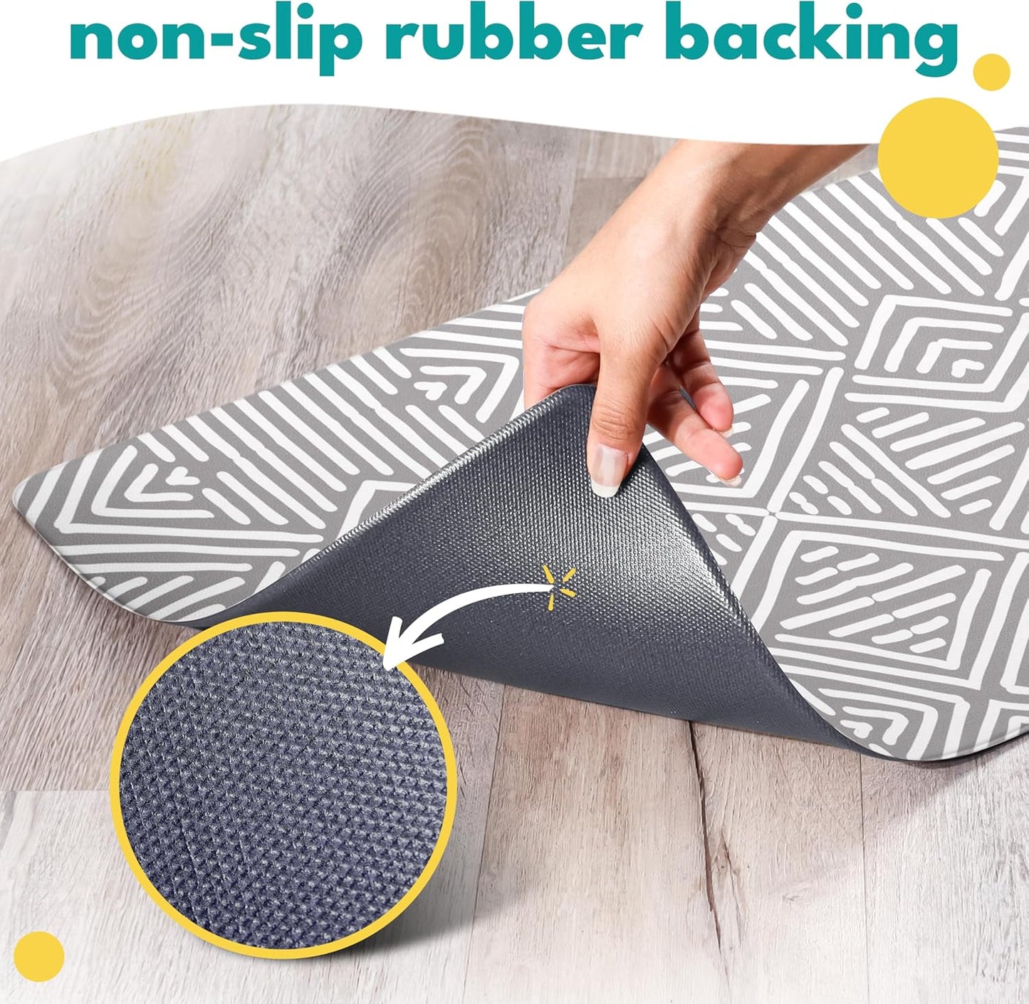 NALALAS Large Dog Mat for Food and Water, Cat Feeding Mat | Large Waterproof Dog Bowl Mat | Non-Slip Pet Food Mat for Floors | Pet Mats for Food and Water | Easy to Clean