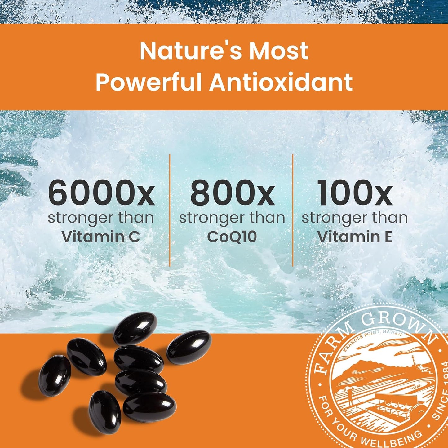 Nutrex Hawaii BioAstin Hawaiian Astaxanthin - 12mg, 50 Softgels - Farm-Direct Premium Antioxidant Supplement to Support Eye, Skin, Joint & Immune System Health - Non-GMO & Gluten-Free