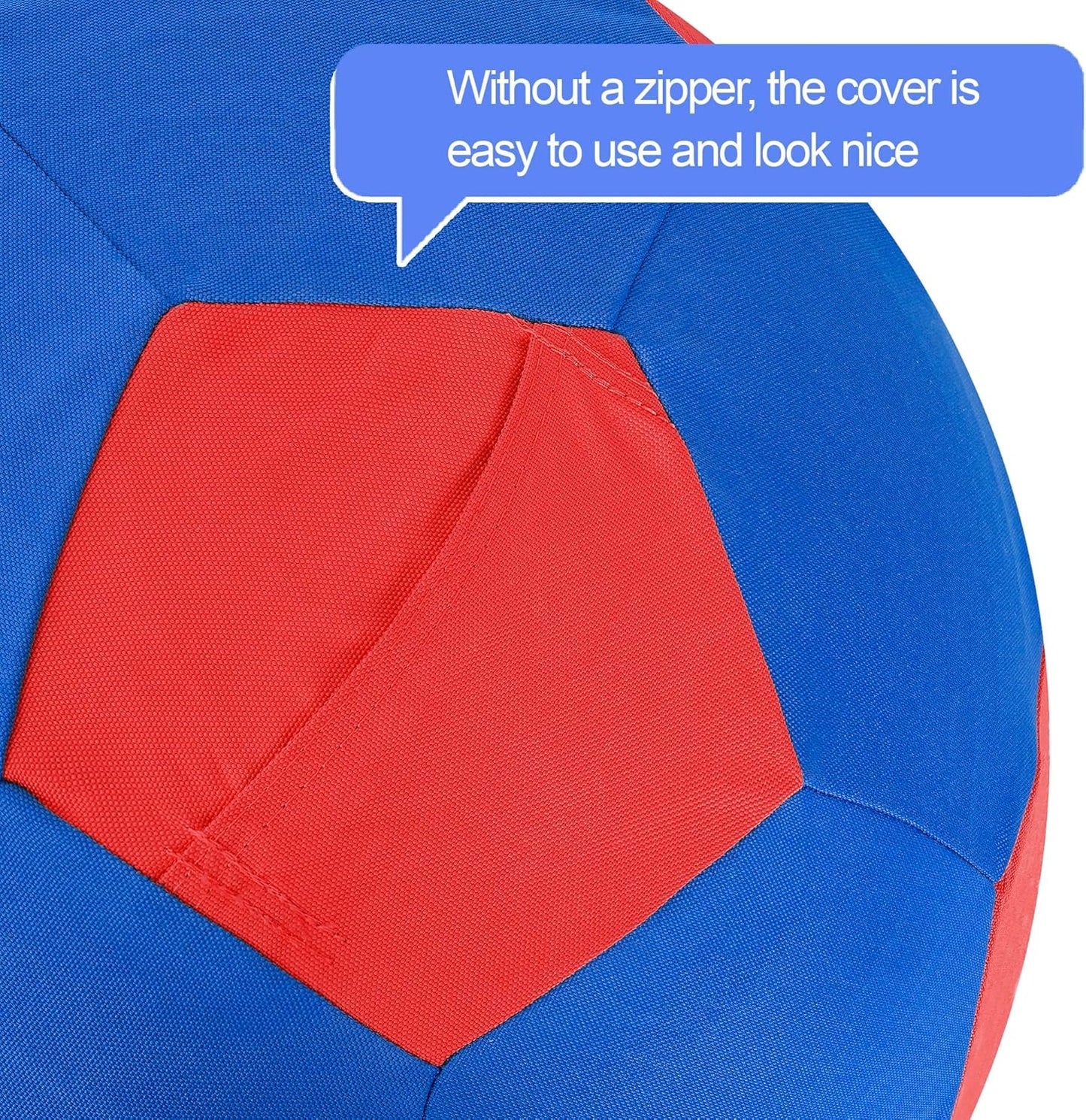 Herding Ball for Horse Ball & Cover 40" Large for Play Herding Ball Horse Toys for Horse (Blue & Red)