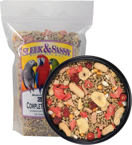 SLEEK & SASSY Garden Complete Pellet Parrot Food (2 lbs.)