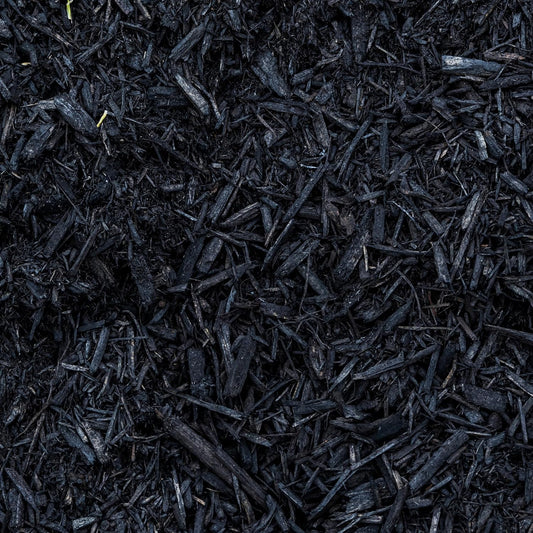 Premium Black Wood Mulch for Landscaping, Gardens, Lawns, Potting Media, and Potted Plants (2 CF - 56 L - 59 QTS)