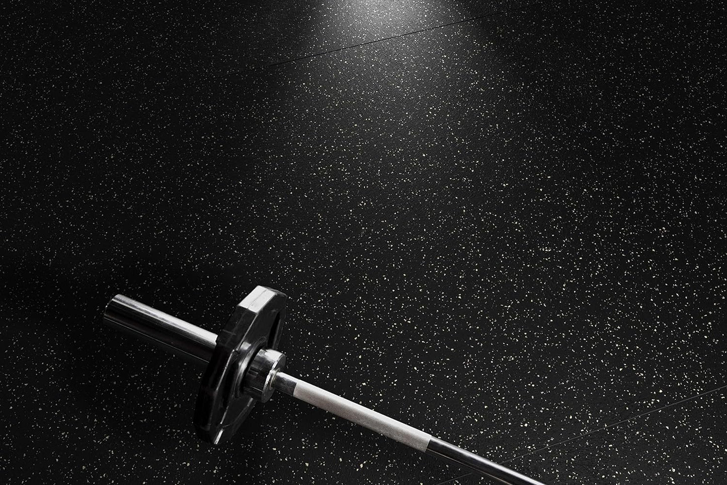 Playsafer Genaflex Rubber Gym Floor Mat, Heavy Duty Commercial Protective Gym Flooring Roll - 8mm Thick (4' X 6', 15% Tan)